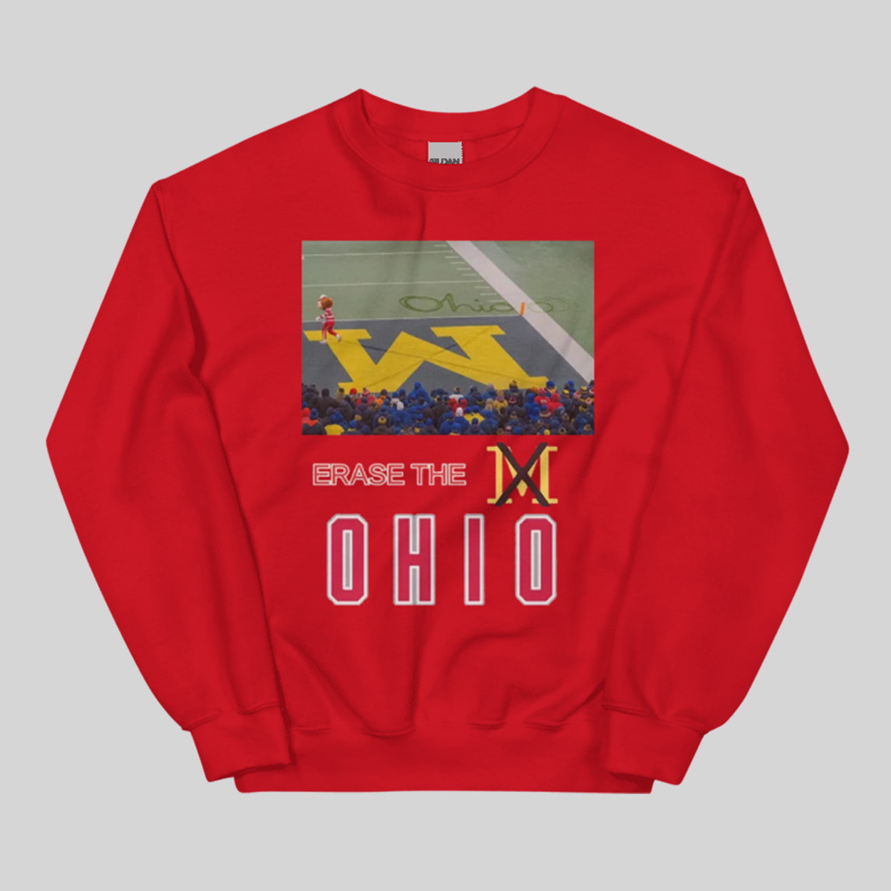 Brutus Ohio State Snow Erase The M Shirt 2 Brutus Ohio State Snow Erase The M Shirt 2