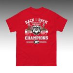 Bulldogs Back 2 Back SEC 2025 Champions Shirt