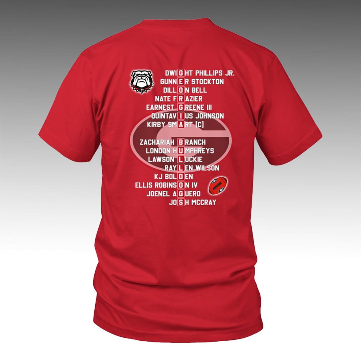 Bulldogs Back 2 Back SEC 2025 Champions Two-Sided Shirt 3 Bulldogs Back 2 Back SEC 2025 Champions Two Sided Shirt 3