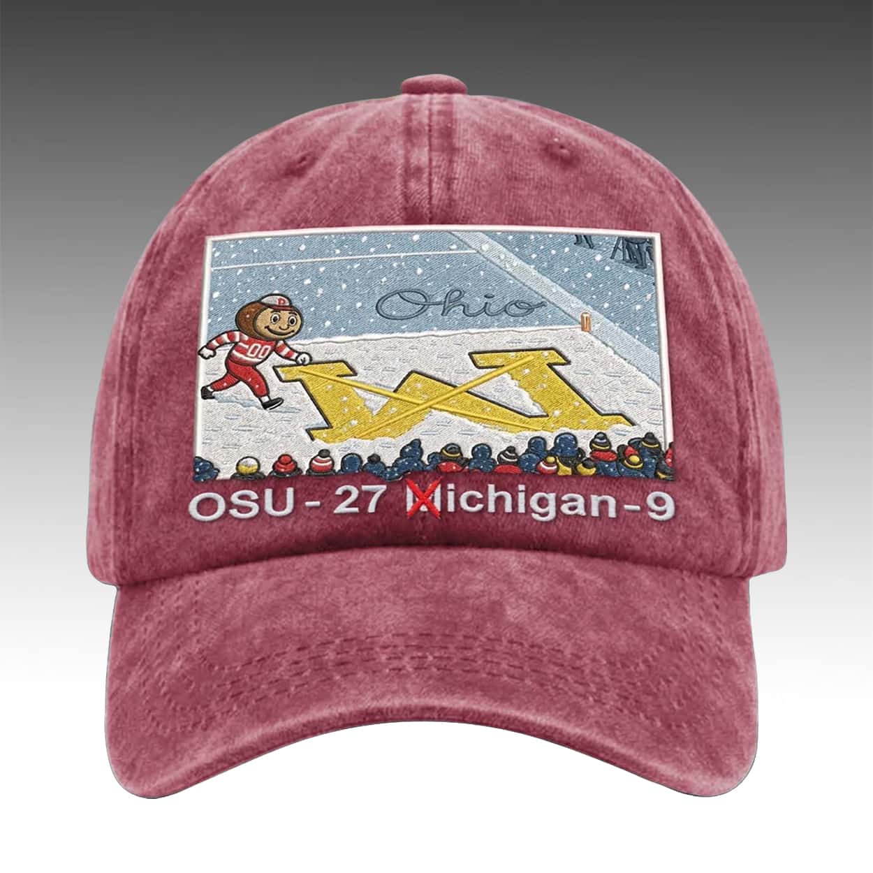 Erase The M Ohio State Cap Erase The M Ohio State Cap