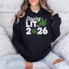 High Wasted Marijuana Weed Staying Lit In 2026 Shirt 4