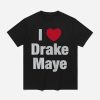 I Heart Drake Maye Shirt 1