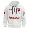 Indiana Football Est 1887 Hoodie Half Zipper