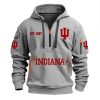 Indiana Football Est 1887 Hoodie Half Zipper 4