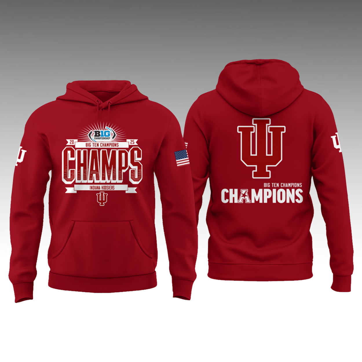 Indiana Hoosiers 2025 Big Ten Football Champions Shirt 2 Indiana Hoosiers 2025 Big Ten Football Champions Shirt1