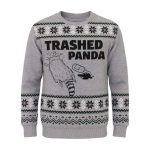 Raccoon Trashed Panda Ugly Christmas Sweater