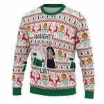 Tom Izzo Naughty List Ugly Christmas Sweater