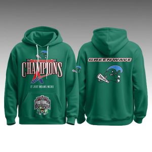 2025 Tulane Football American Conference Champions Hoodie