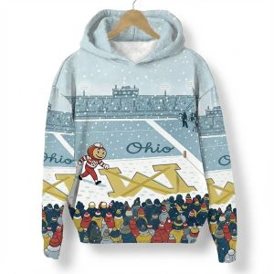 Brutus Crossed Out The M Ohio vs Michigan Rivalry Hoodie 1