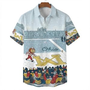 Ohio Erase The M Hawaiian Shirt 1