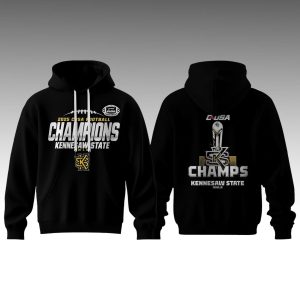 Kennesaw State Owls 2025 C-USA Champions Hoodie