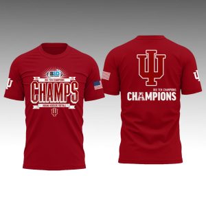Indiana Hoosiers 2025 Big Ten Football Champions Shirt