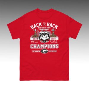 Bulldogs Back 2 Back SEC 2025 Champions Shirt