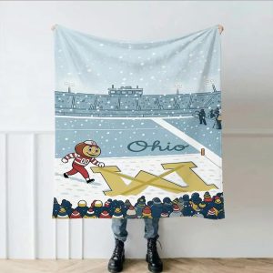 Brutus Ohio Snow Erase The M Blanket 1