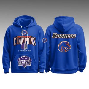 Boise State Football Mountain West Champions 2025 Hoodie