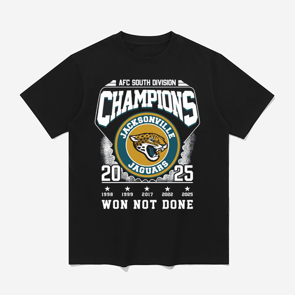 2025 Congrats Jaguars AFC South Champions Won Not Done Shirt 2025 Congrats Jaguars AFC South Champions Won Not Done Shirt