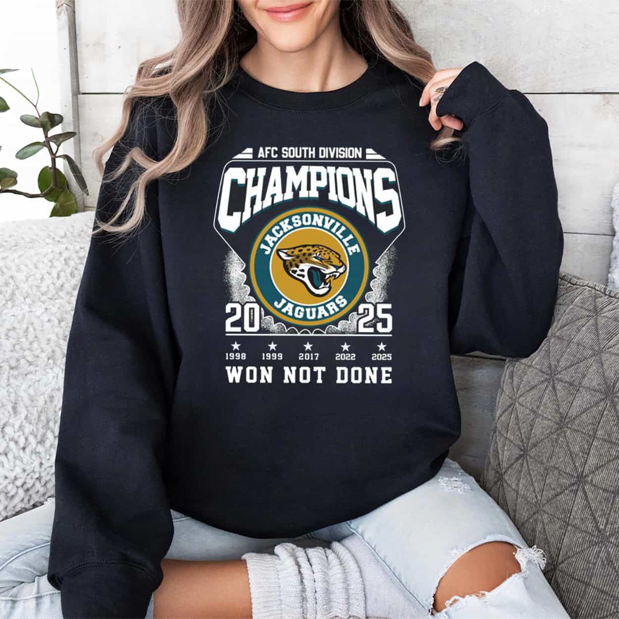 2025 Congrats Jaguars AFC South Champions Won Not Done Shirt 3 2025 Congrats Jaguars AFC South Champions Won Not Done Shirt 3