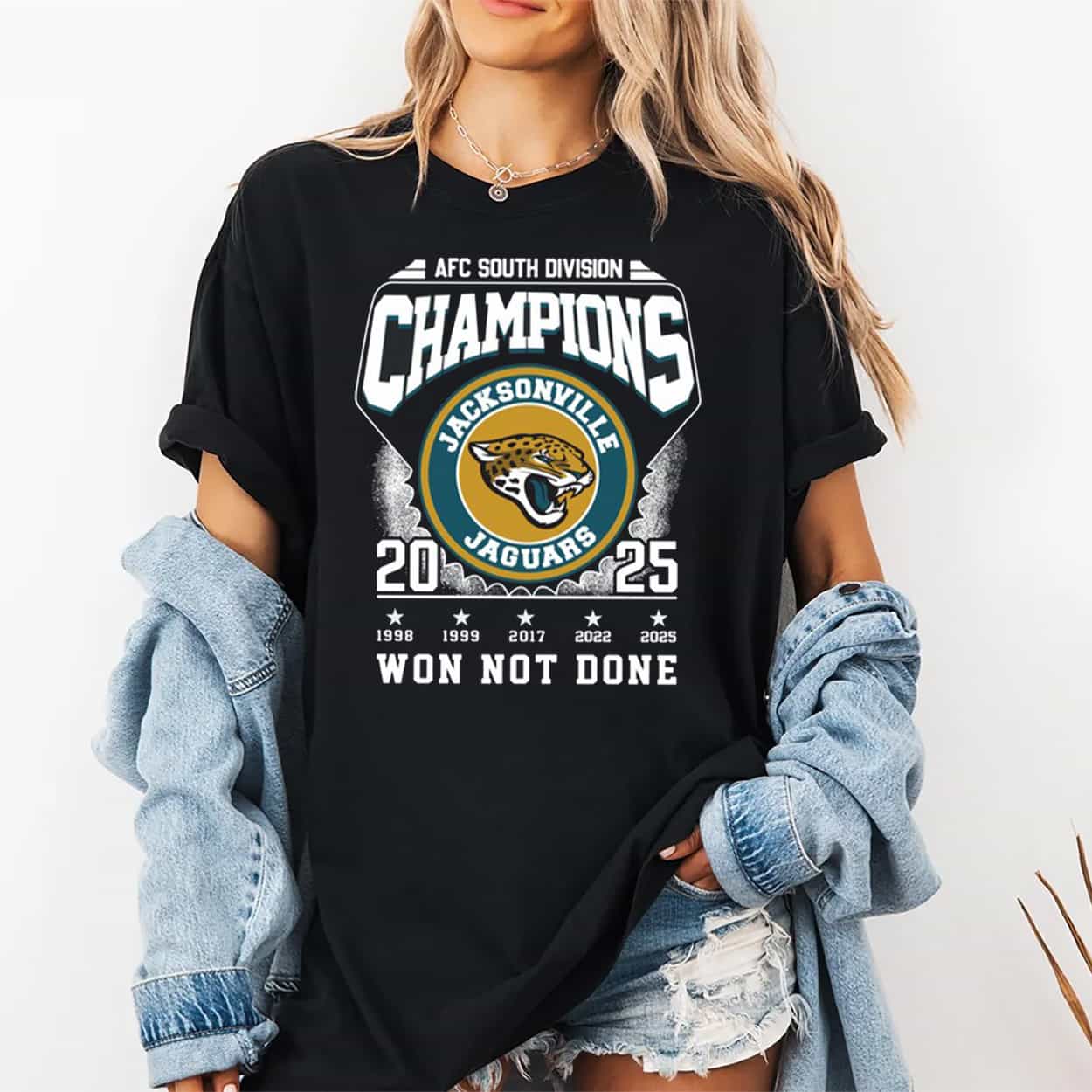 2025 Congrats Jaguars AFC South Champions Won Not Done Shirt 4 2025 Congrats Jaguars AFC South Champions Won Not Done Shirt 4