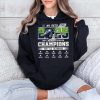 2025 Seahawks 1 Seed NFC West Champions Shirt 2