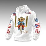 2026 Bad Bunny Benito Bowl Waffle Hoodie