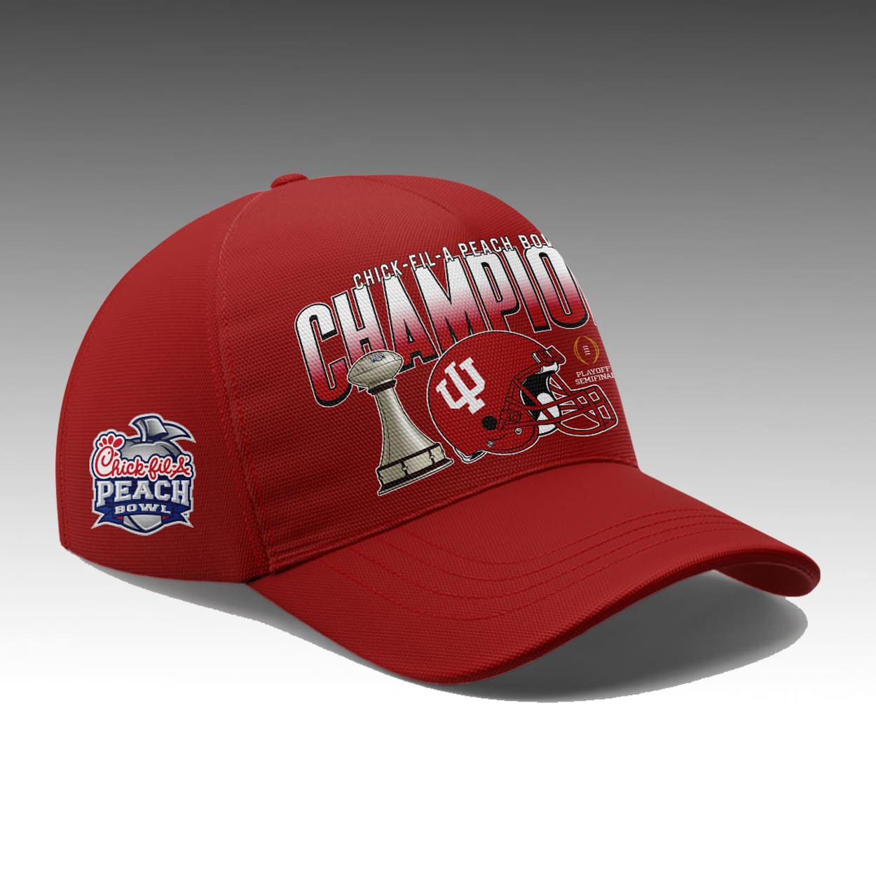 2026 Indiana Hoosiers Peach Bowl Champions Classic Cap 2026 Indiana Hoosiers Peach Bowl Champions Classic Cap