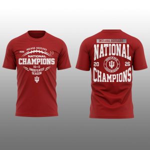 Indiana Hoosiers 2026 National Champions Undefeated 16 Season Shirt