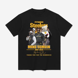 Steelers Mike Tomlin 2007-2025 Thank You For The Memories Shirt