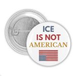 Ice Is Not American Button Pin