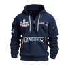 Patriots Super Bowl LX Quarter Zip Hoodie1