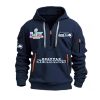 Seahawks Super Bowl LX Quarter Zip Hoodie1