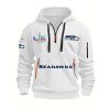 Seahawks Super Bowl LX Quarter Zip Hoodie3