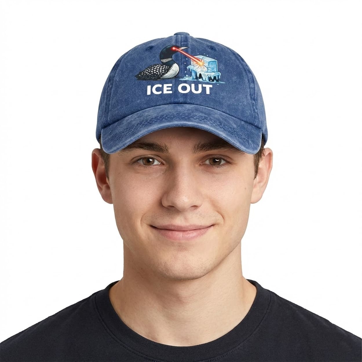 Unisex Minnesota Laser Loon ICE OUT Design Print Hat 2 Unisex Minnesota Laser Loon ICE OUT Design Print Hat1