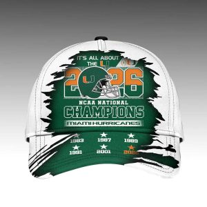 2026 Miami Hurricanes National Champions Classic Cap