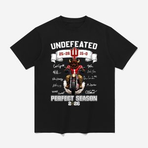 Hoosiers Flippin' Undefeated 15-0 Perfect Season 2026 Shirt