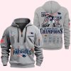 2026 Patriots 7x Super Bowl Champions Quarter Zip Hoodie2