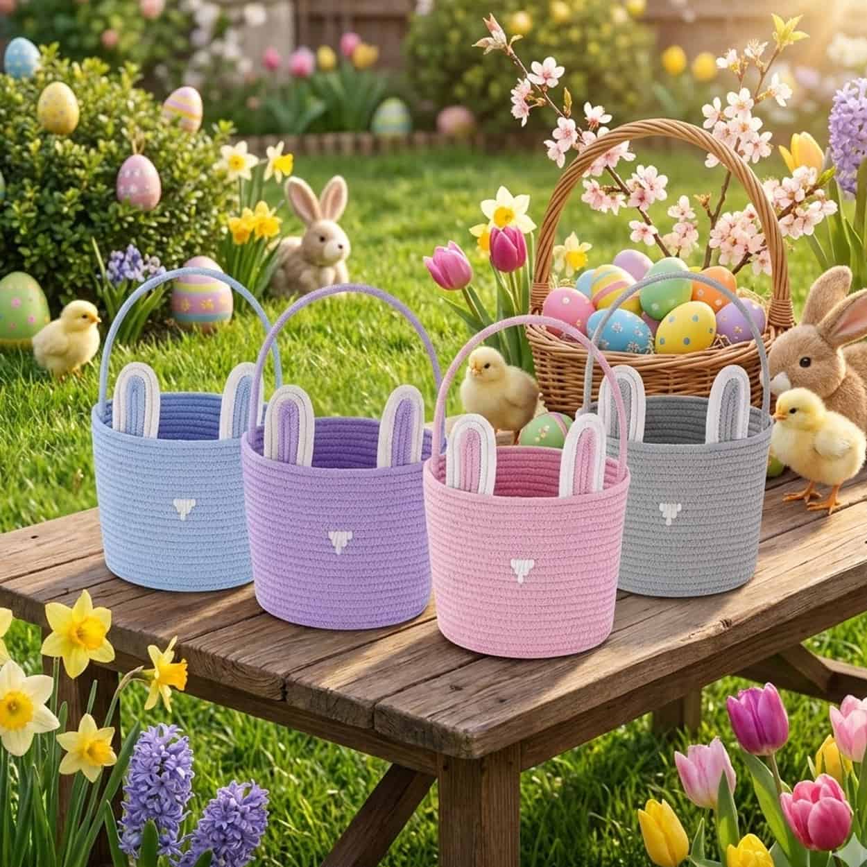 2026 Personalized Crochet Easter Basket 5 2026 Personalized Crochet Easter Basket4