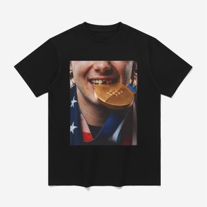 Jack Hughes Loses Tooth Gold Medal Shirt