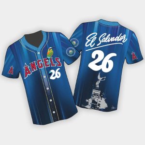 2026 Angels Salvadoran Heritage Day Jersey Giveaway