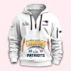 Patriots SupeBowl LX Champions Hooodie Half Zipper1