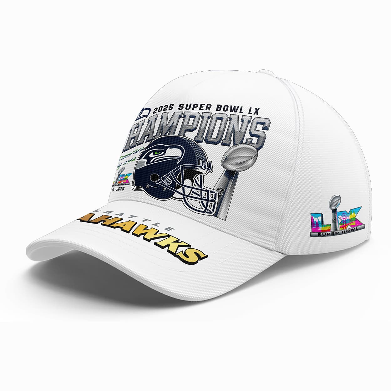 Seahawks 2025 SuperBowl Champions Classic Cap 5 Seahawks 2025 SuperBowl Champions Classic Cap3
