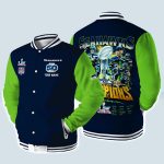 Seahawks Super Bowl 2026 Champions Baseball Jacket