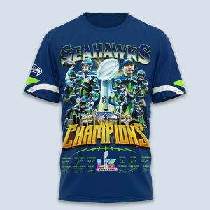 2026 Seahawks SuperBowl Champions Signature Shirt