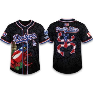 2026 Dodgers Puerto Rico Heritage Night Baseball Jersey