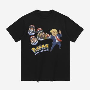 Trump Iran Leader Maduro El Mencho Pokemon Shirt