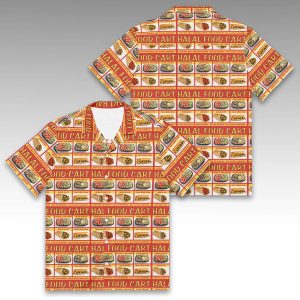 Halal Food Cart Menu Hawaiian Shirt2
