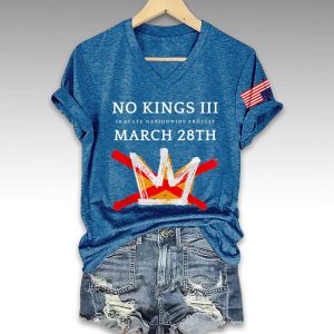 No Kings III 50 State Nationwide Protest March 28th Shirt