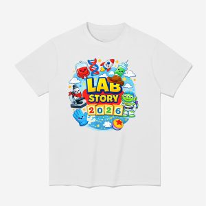 2026 Lab Story Day Funny Cartoon Design Shirt