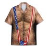 American Flag Chest Hair Illusion Funny Hawaiian Shirt 5 American Flag Chest Hair Illusion Funny Hawaiian Shirt1