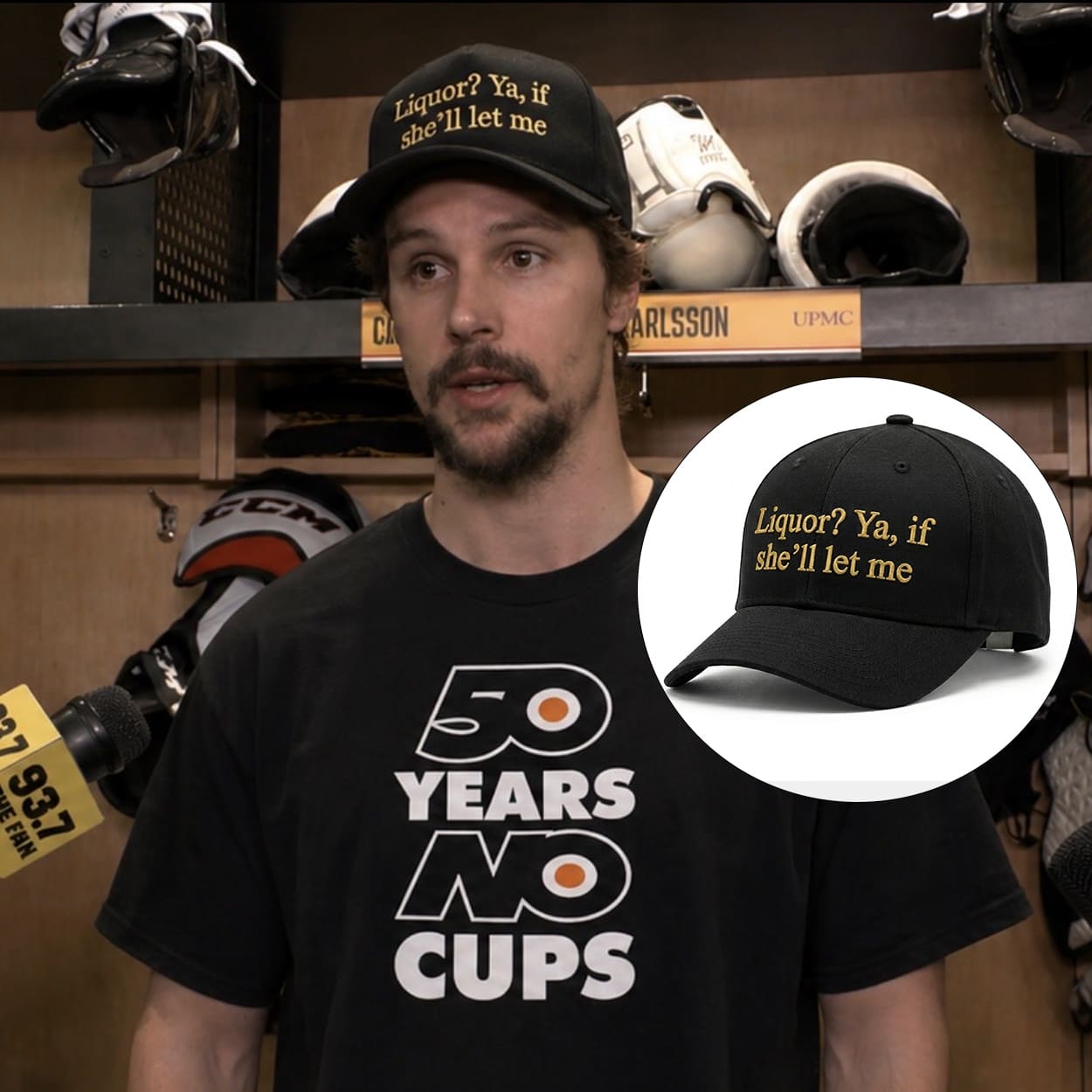 Erik Karlsson Liquor Ya If She'll Let Me Hat