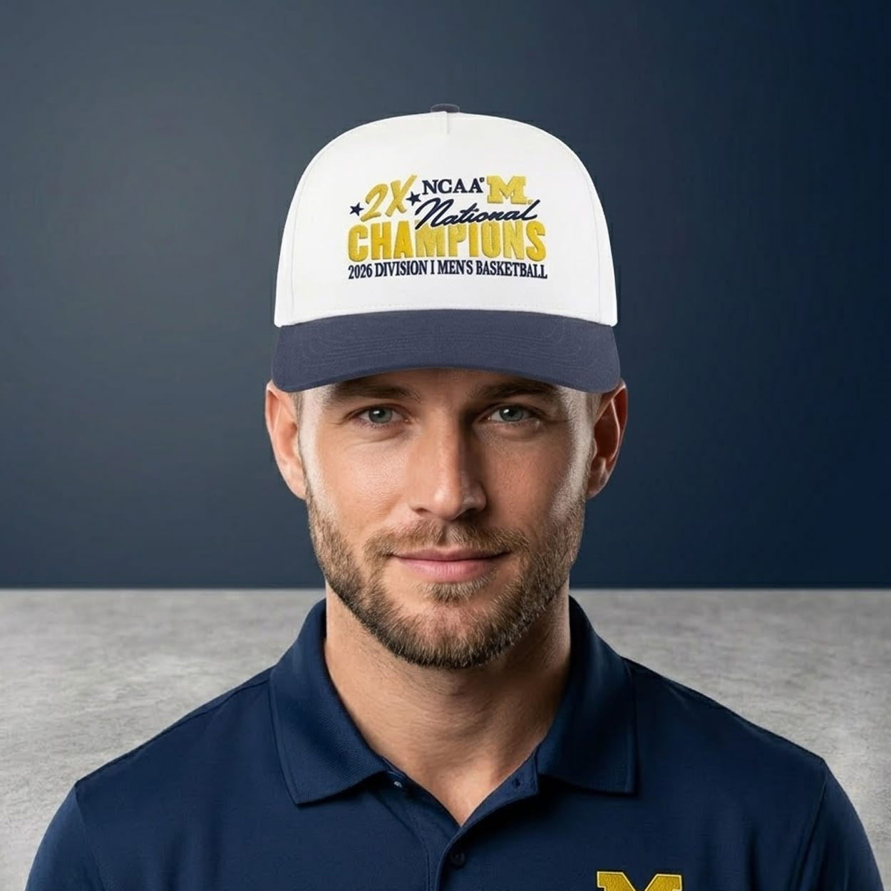 Michigan 2X National Champions 2026 Hat 3 Michigan 2X National Champions 2026 Hat3